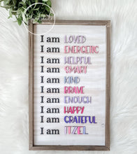 Load image into Gallery viewer, Affirmation Sign