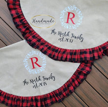 Load image into Gallery viewer, Personalized Christmas Tree Skirt