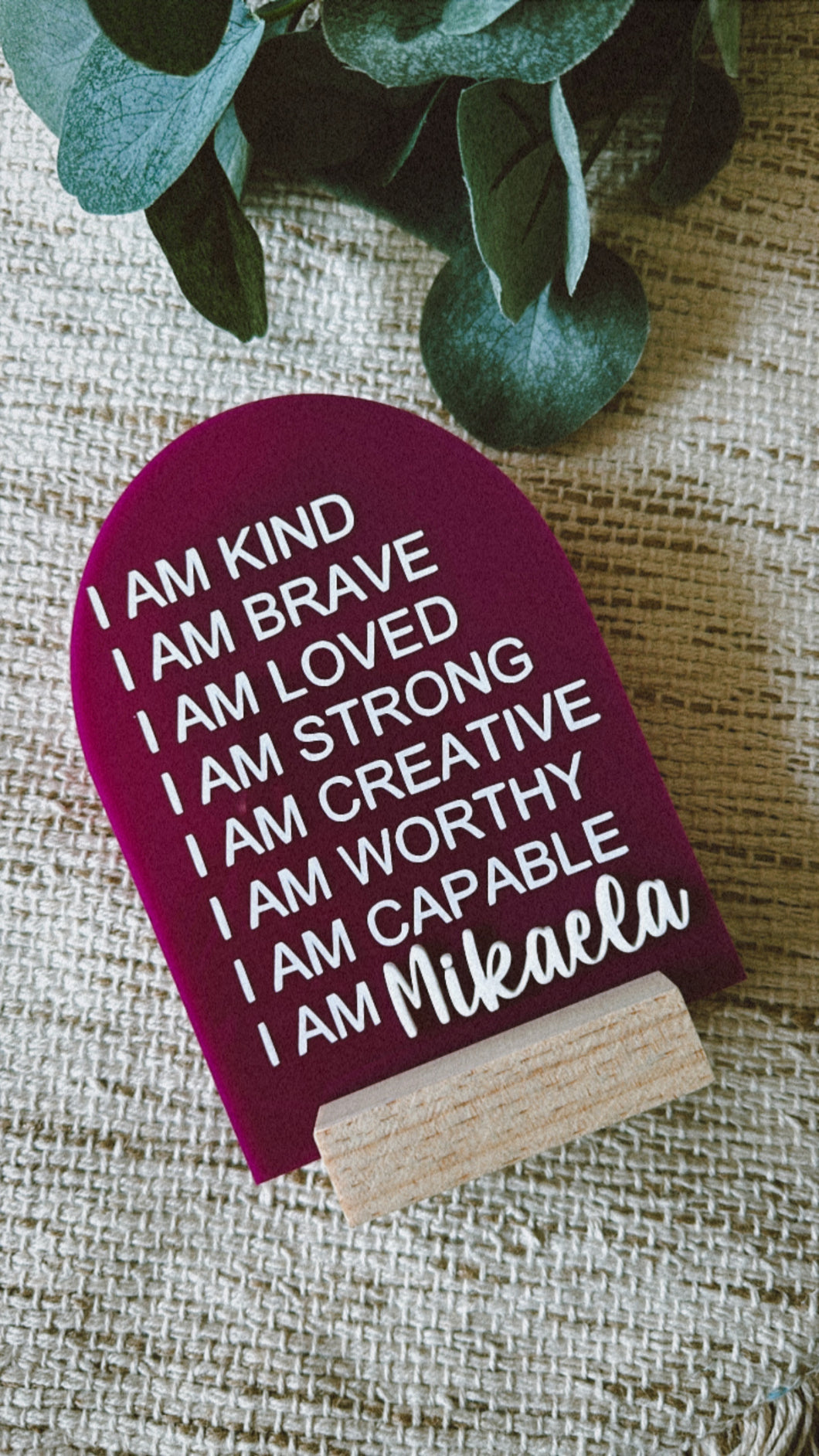 Affirmations Sign