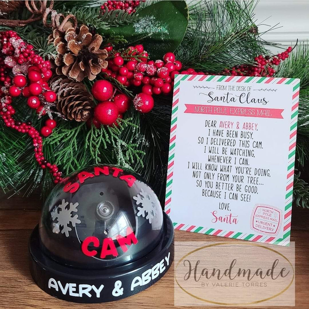 Personalized Santa Cam with Note