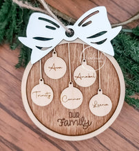 Load image into Gallery viewer, Personalized family ornament
