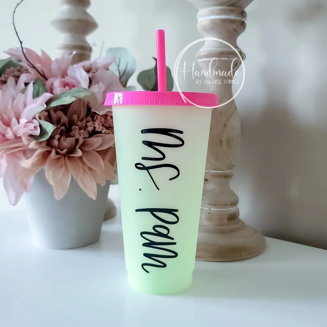 Personalized Color Changing Cups