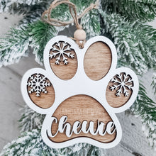 Load image into Gallery viewer, Personalized Paw Ornament
