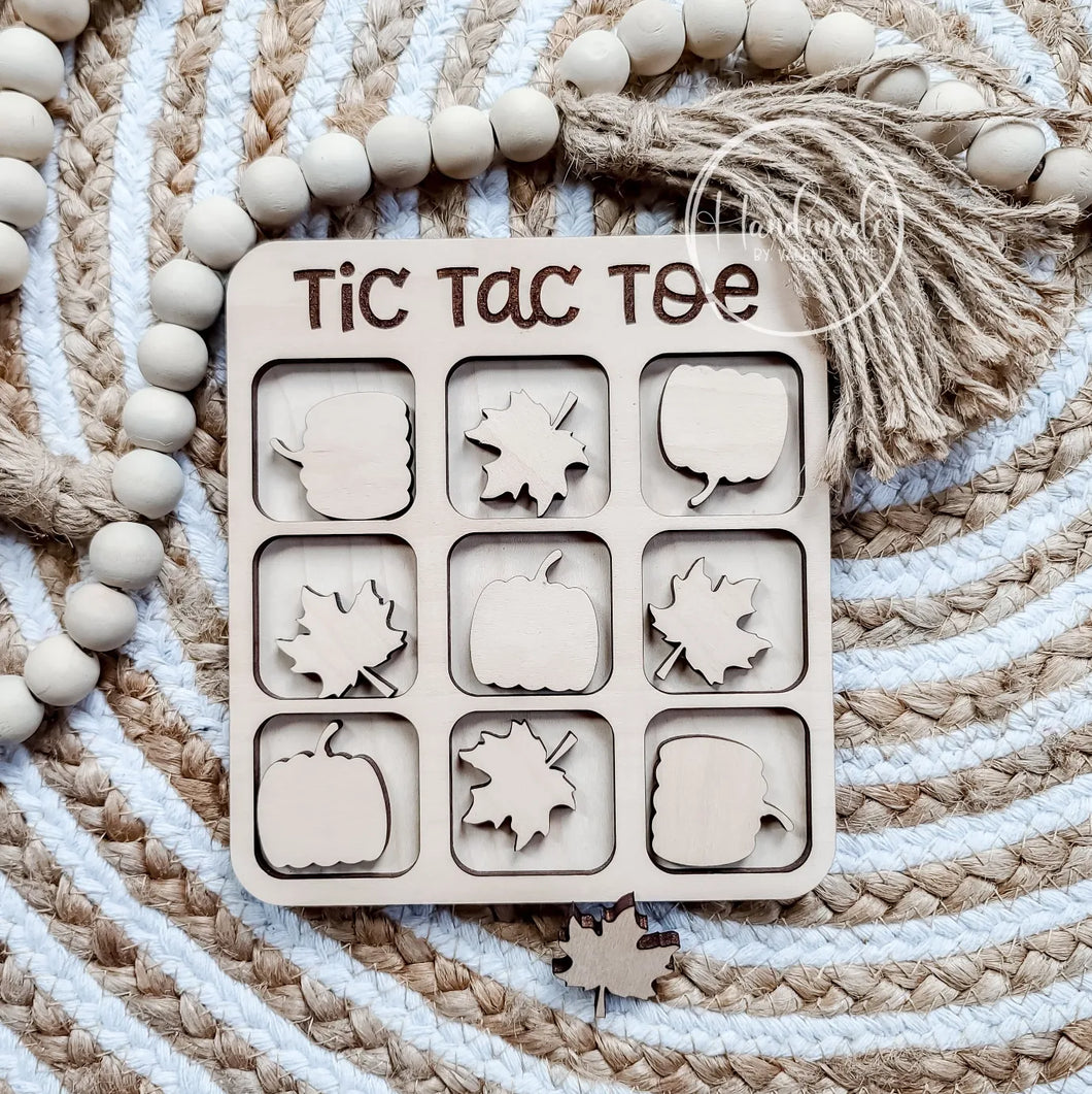 Wooden Tic Tac Toe