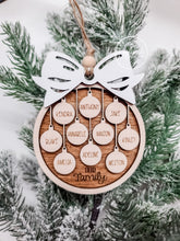 Load image into Gallery viewer, Personalized family ornament
