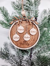 Load image into Gallery viewer, Personalized family ornament
