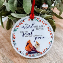Load image into Gallery viewer, Memorial Cardinal Ornament
