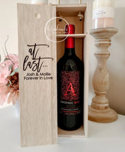 Load image into Gallery viewer, Wooden Wine Box
