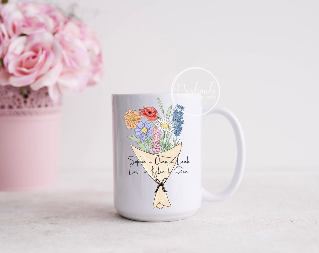 Birth Flower Mug