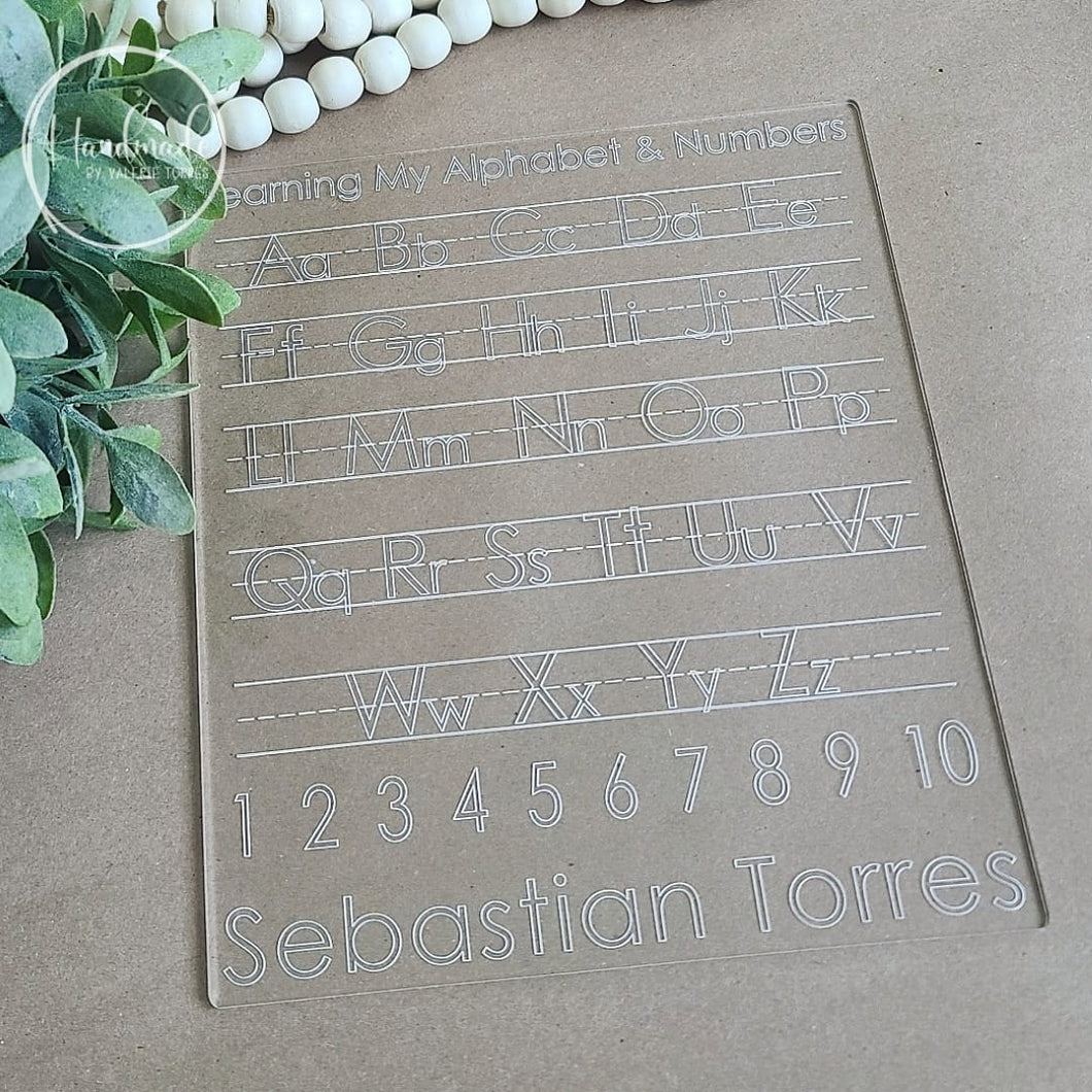 Personalized Acrylic tracing Board